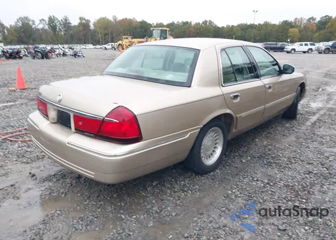 2000 Mercury Grand Marquis Ls z USA, uszkodzony, nr VIN 2MEFM75W0YX734850